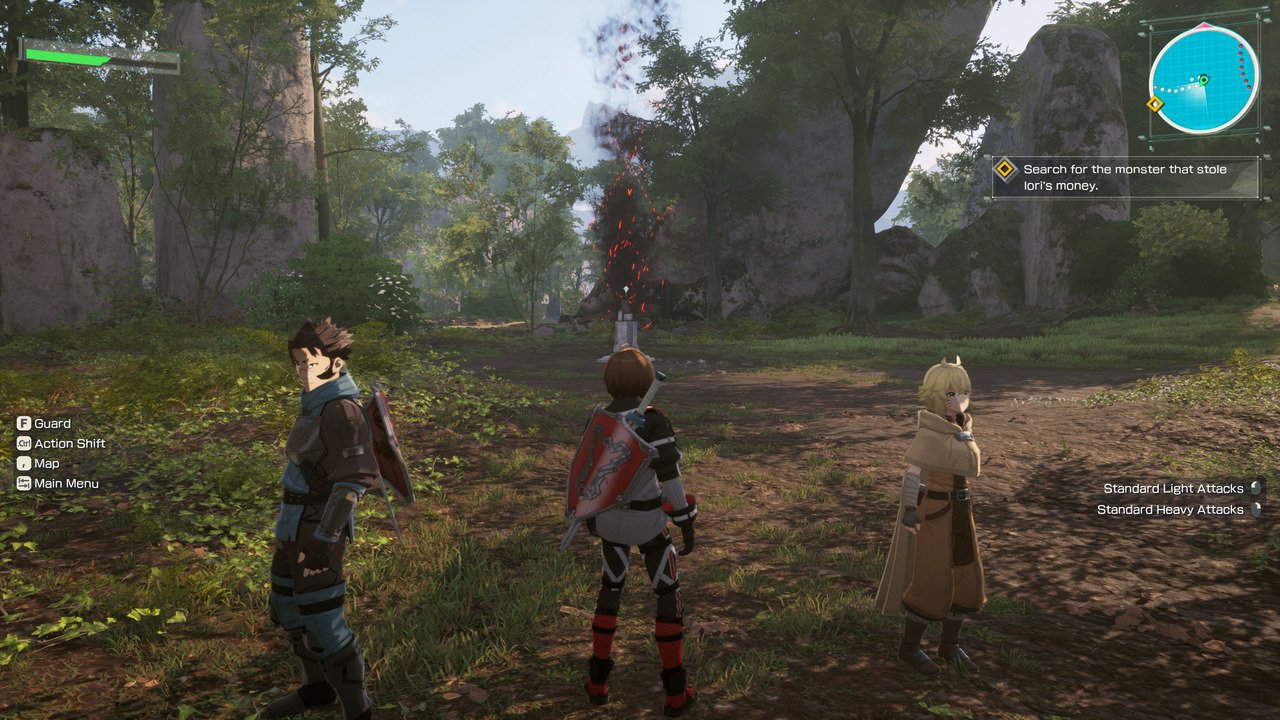 Echoes of Aincrad multiplayer co-op crossplay guide showing party route gameplay