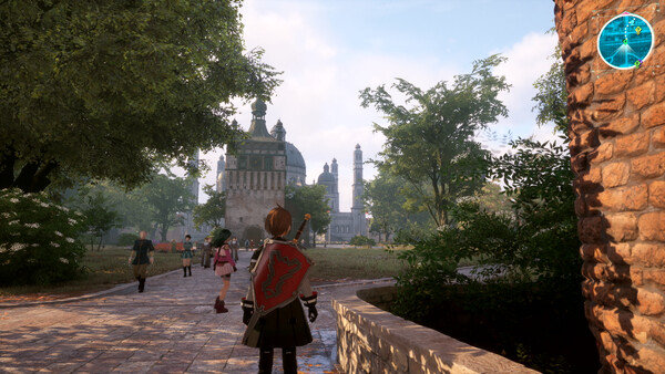 Echoes of Aincrad sprint controls guide showing field movement route