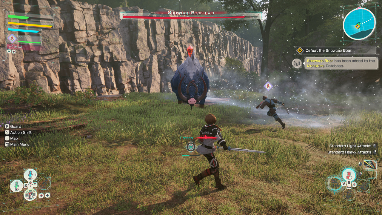 Echoes of Aincrad combat encounter with enemy pressure