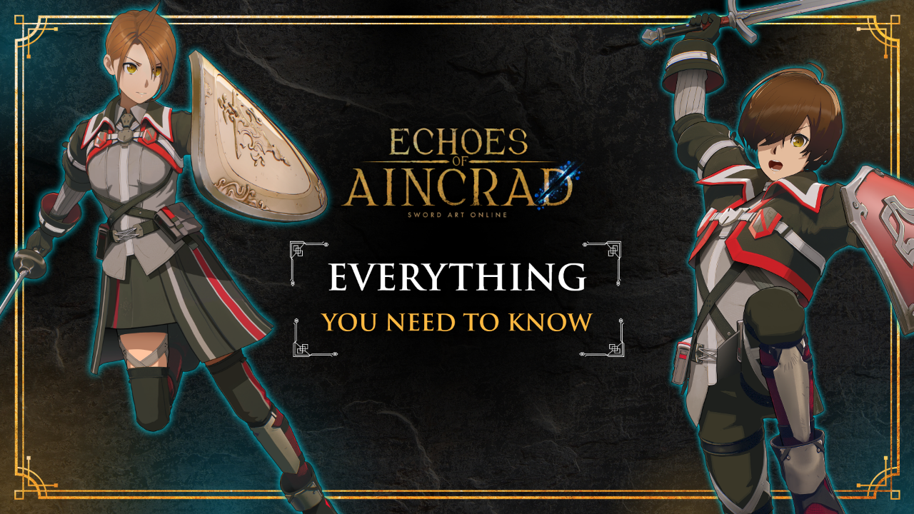 Echoes of Aincrad launch artwork with Aincrad atmosphere